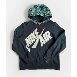 Nike Air Mens Nola Gumbo Basketball League Sweatshirt Hoodie‎ Black Sz LG